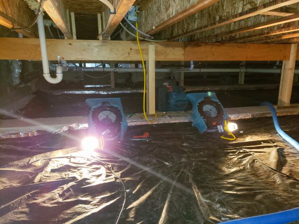 Crawlspace Water Removal in Herndon