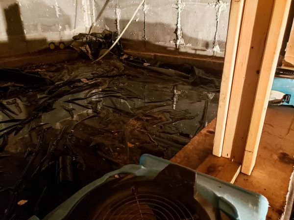 Crawlspace Water Cleanup in Herndon